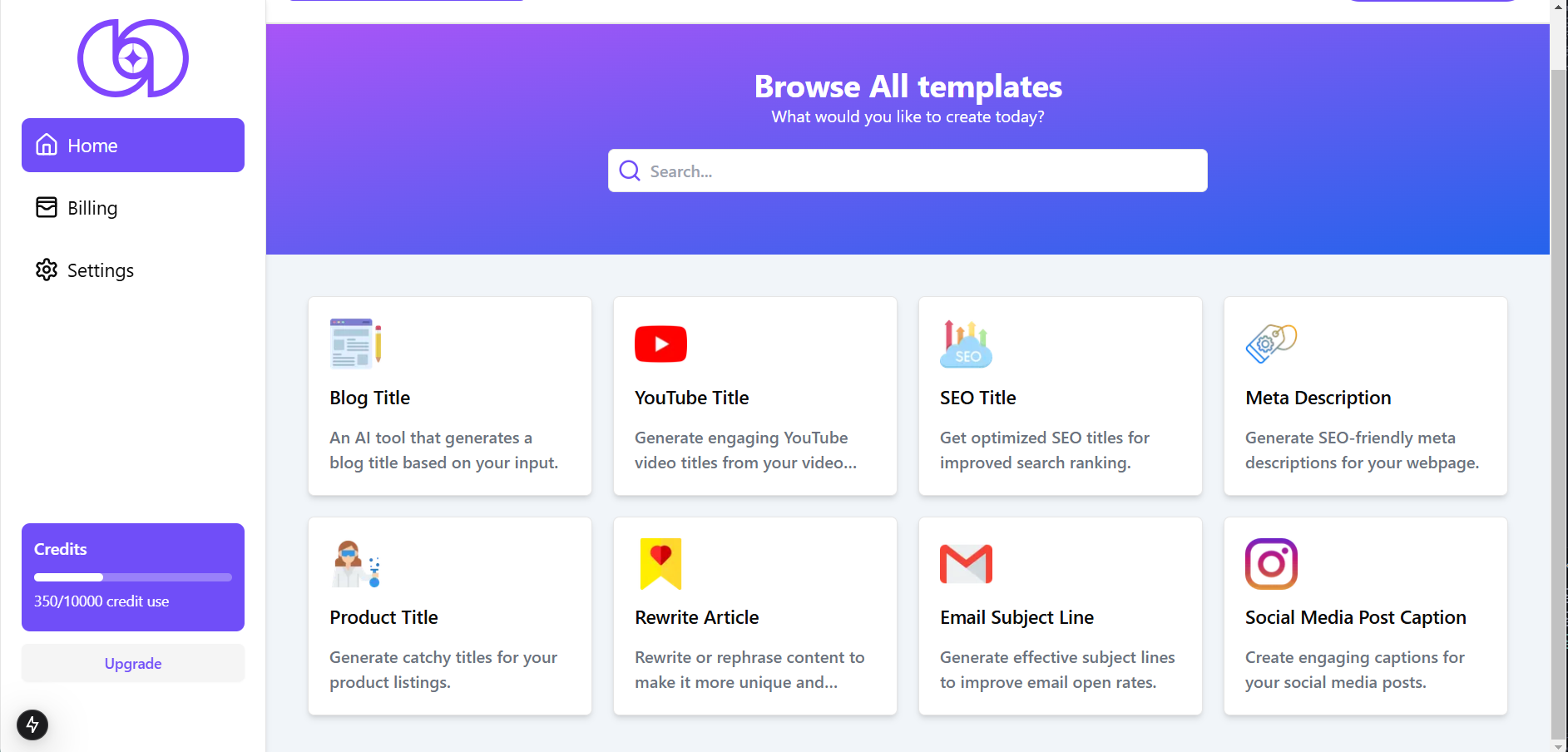 InspireAI - AI Content Generator
